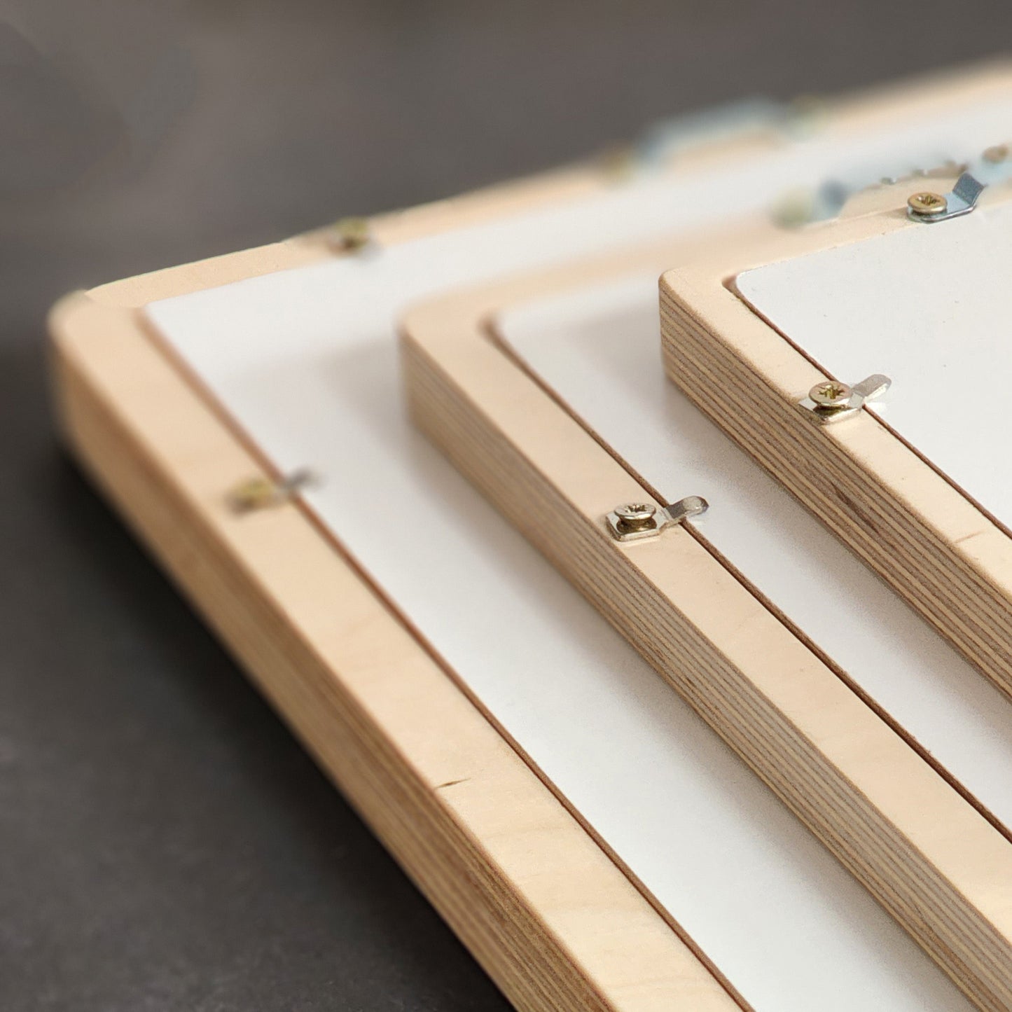 Rectangular  Frames - Natural wood - With glass