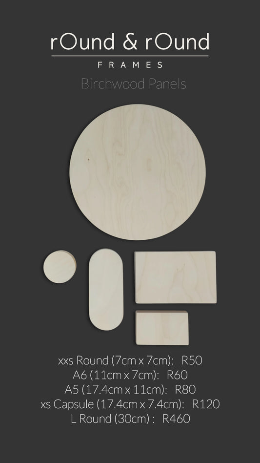 BIRCHWOOD PANELS for PAINTING